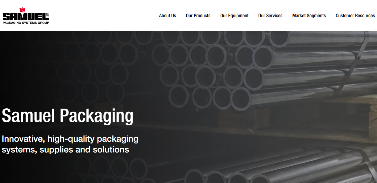 Samuel Strapping Systems web