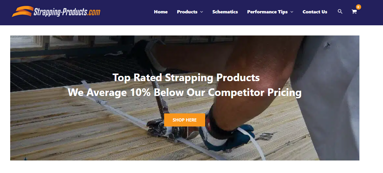 strapping products website