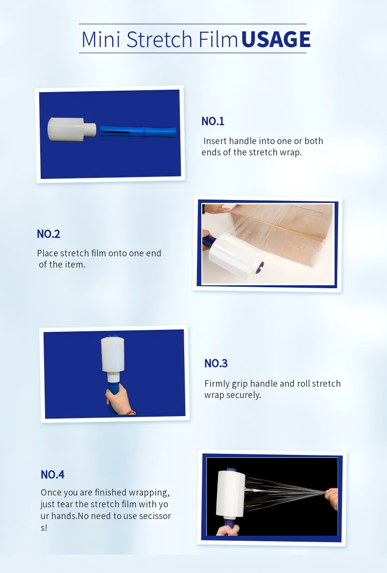 how to use mini stretch film
