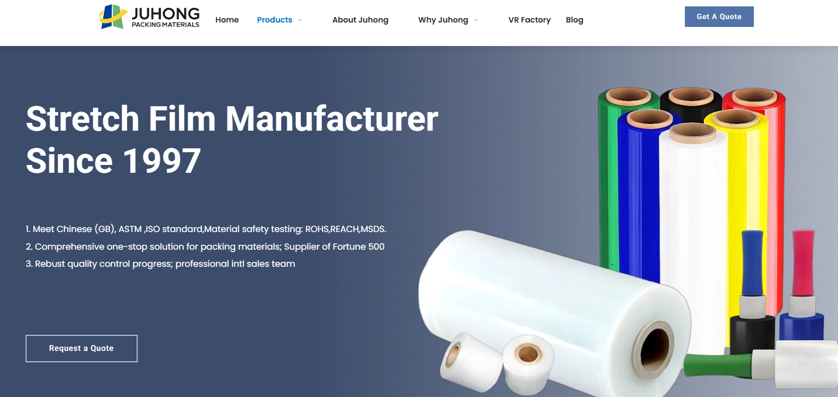 Juhong packing materials