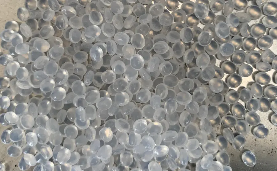LLDPE Resin for Cast Stretch Film Production LLDPE resin pellets used to manufacture cast stretch film