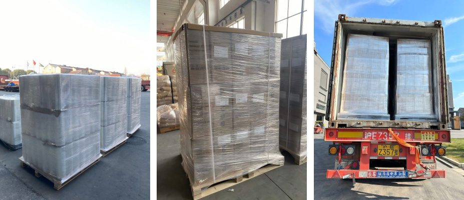 stretch film roll packing