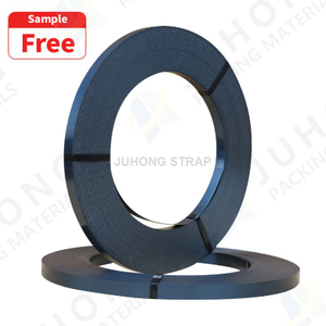 Blue And Waxed Steel Strapping