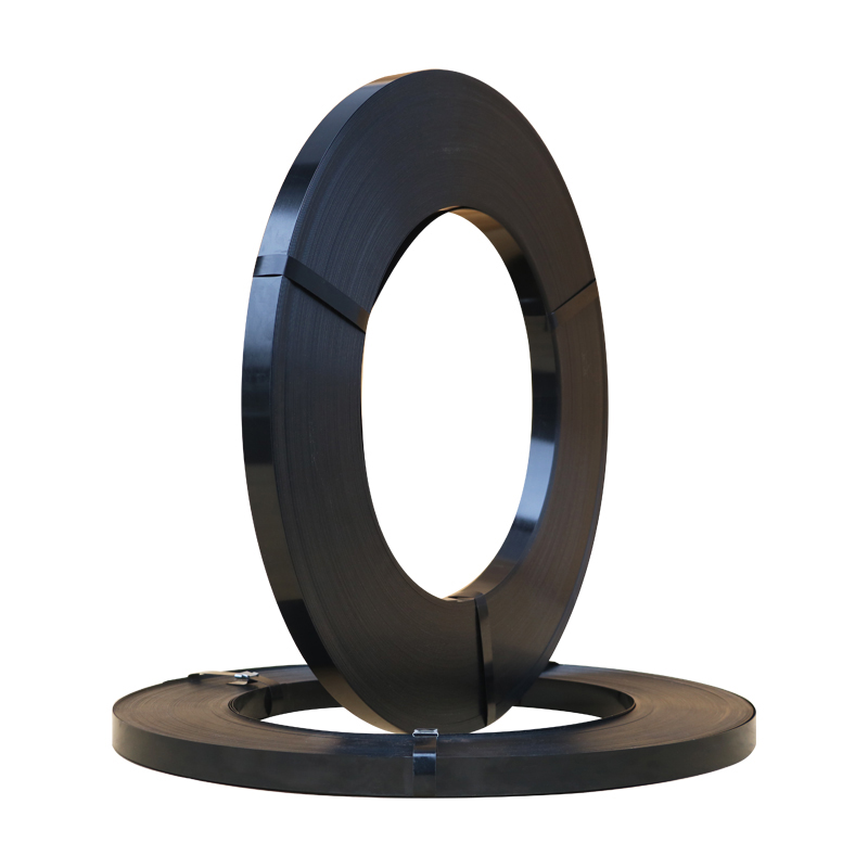 Black steel strap ribbon