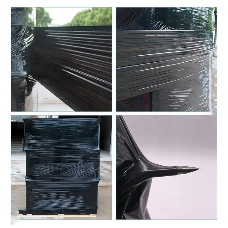 black stretch film