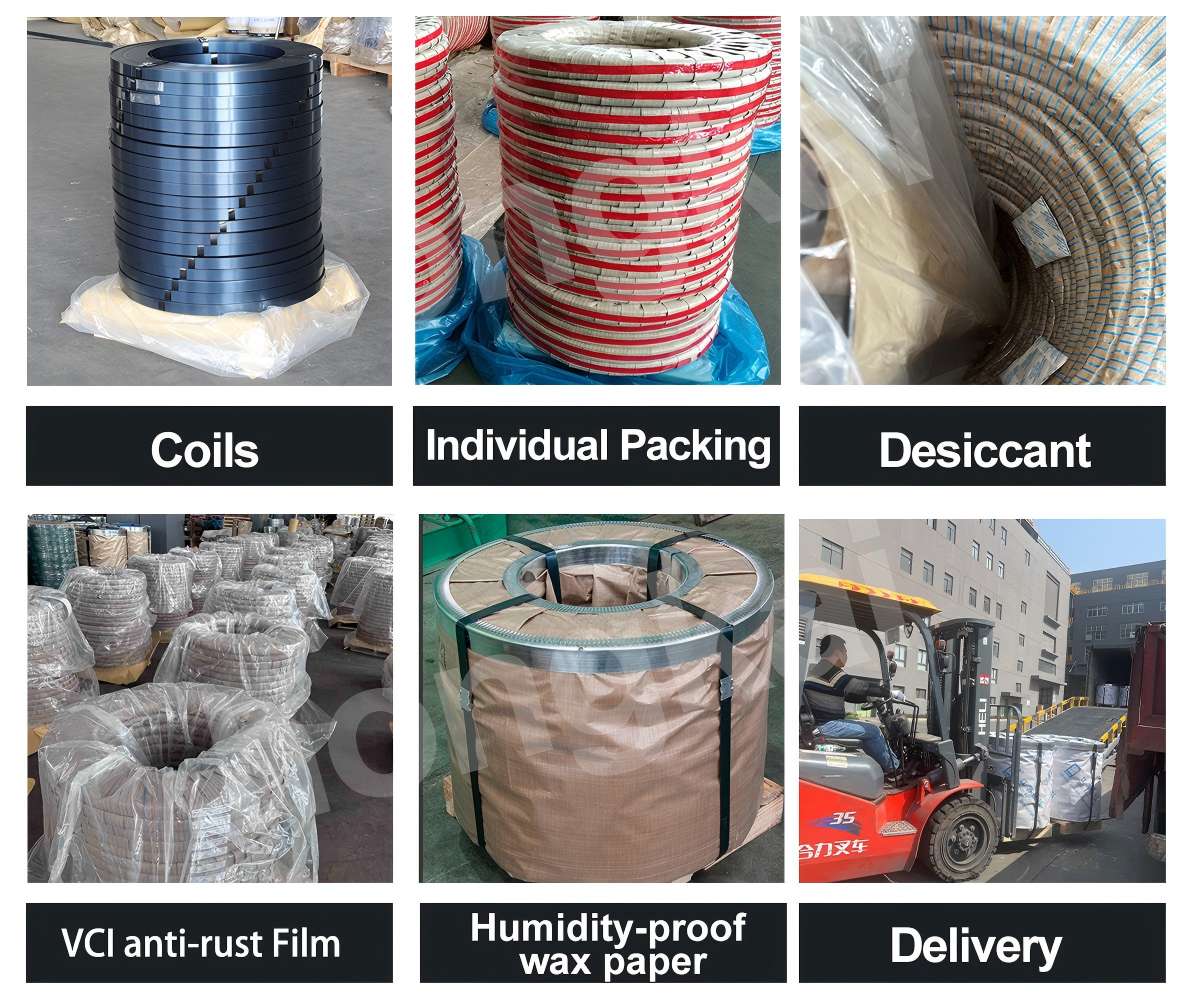 Steel strapping packaging