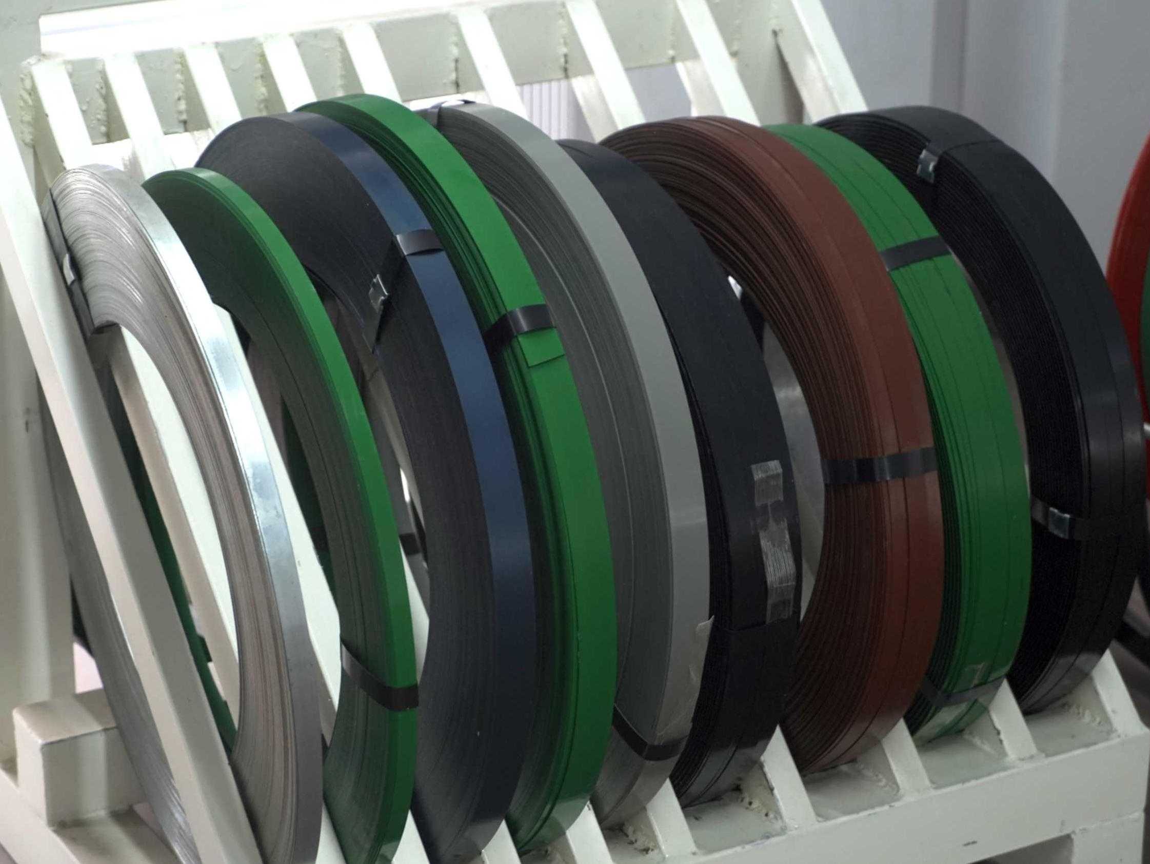 painted and waxed steel strapping(1)