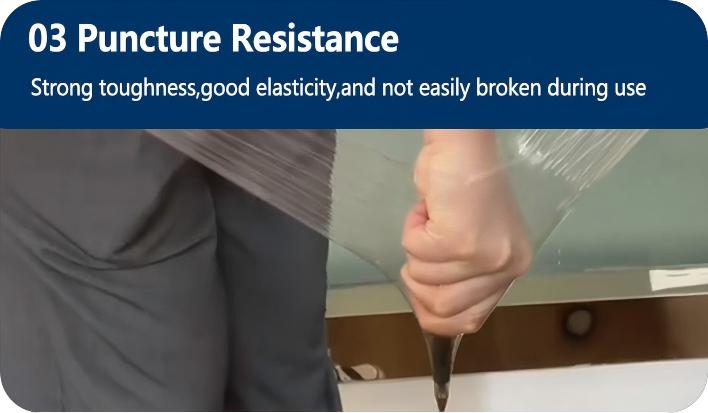 Test of the anti-puncture property of the stretch film