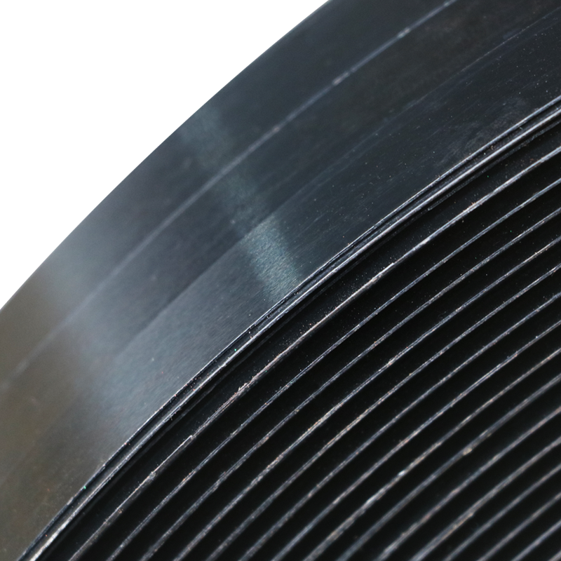 Black painted and waxed steel strapping with precision deburred edges to prevent hand injuries